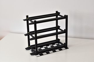 Elevador para diorama. Exhibición coches 1/18
