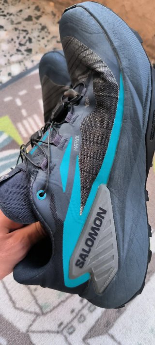 Zapatillas Salomon Gris y Turquesa