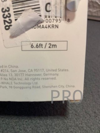 Cable usb C