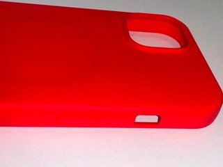 Cover Silicone iPhone 15 MagSafe Rosso