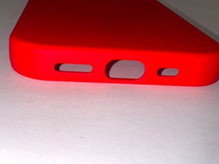 Cover Silicone iPhone 15 MagSafe Rosso