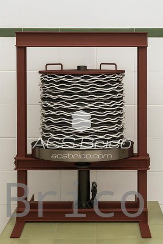Prensa Hidráulica Completa Artesanal 60-75 Kilos/hora