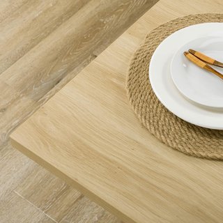 Isola Cucina 4-6 Persone, Credenza con 2 Ante e Ripiani Aperti, 110X70X75.5 Cm, Bianco e Legno