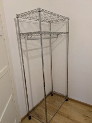 Scaffale metallico aperto Ikea