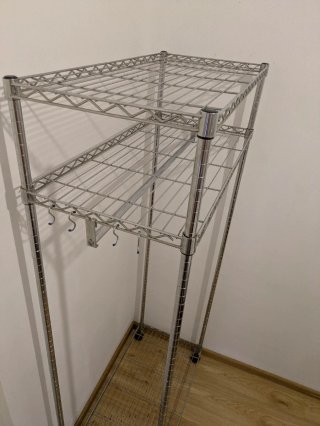 Scaffale metallico aperto Ikea