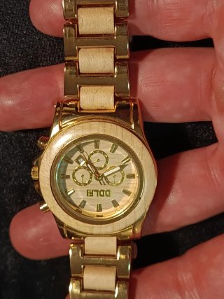 Orologio DOLA donna oro e beige
