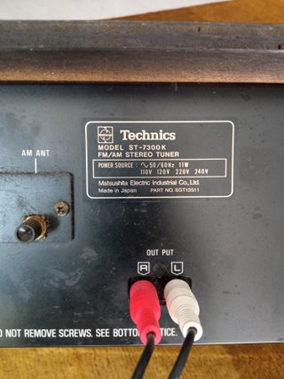 Sintonizador Technics ST-7300K FM/AM Vintage