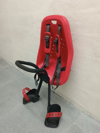 Silla bici delantera Yepp Roja