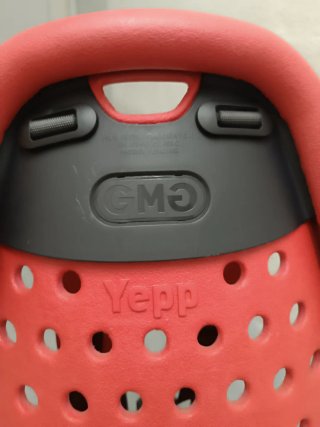 Silla bici delantera Yepp Roja