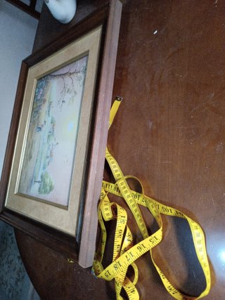 Lámina decorativa enmarcada
