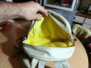 Mochila Pepe Jeans crema