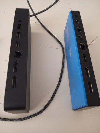 Dockstation HP Negro y Azul