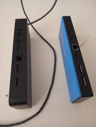 Dockstation HP Negro y Azul