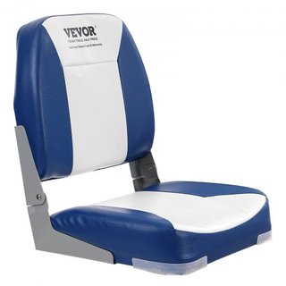 Silla de Barco Plegable de Espalda Baja para Pesca con Acolchado de Esponja 2 Paquetes