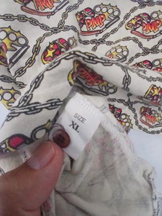 Camisa Polo Vintage XL Estampada
