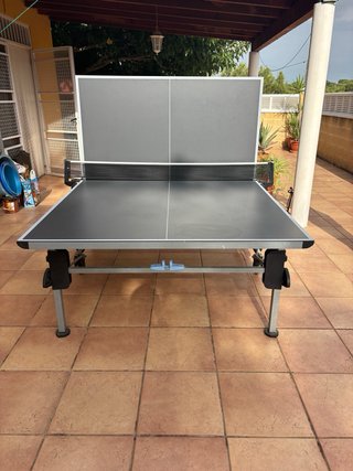 Mesa Ping Pong Exterior Gris 200x