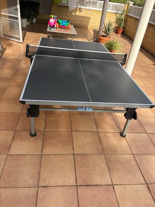 Mesa Ping Pong Exterior Gris 200x