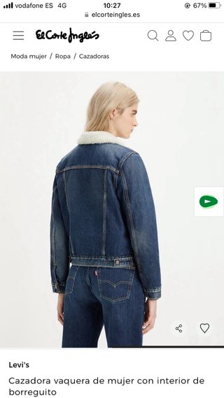 Chaqueta vaquera Levi's forrada