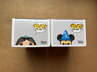 Funko Pop Disney Jasmine 326 y Sorcerer Mickey 990