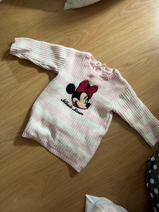 Pijama bebé leopardo con capucha y vestidos minnie