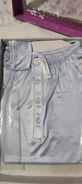 Camisón señora talla 54 azul