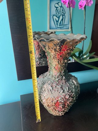 Jarrón Cerámica Lava 36cm Multicolor