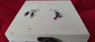 Pendientes Plata Hechos a Mano Multicolor