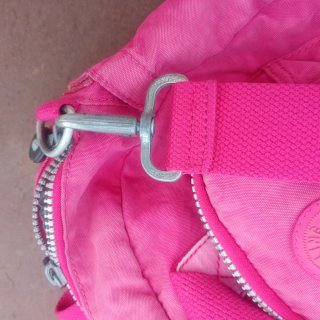 Borsa Kipling tracolla/manici rosa