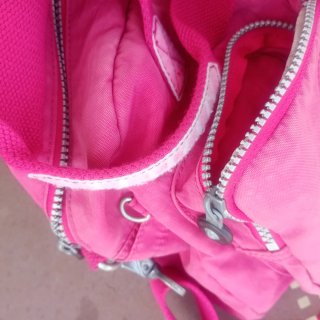 Borsa Kipling tracolla/manici rosa