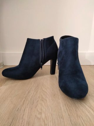 Botines Own Azul Tacon