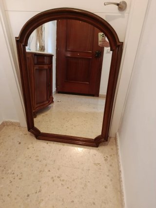 Espejo antiguo marco madera