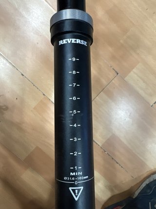 Tija Telescópica TranzX Reverse 31.6mm 160mm