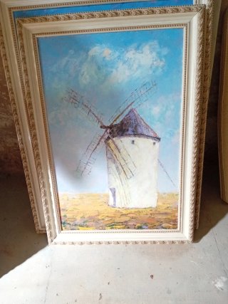 Cuadro de molino de viento