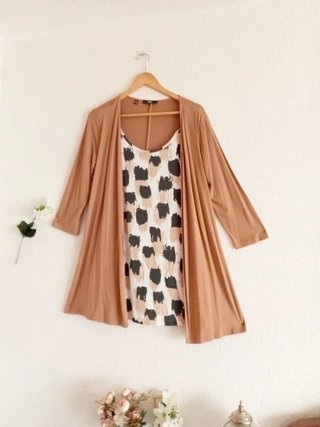 Conjunto Top y Chaqueta Camel TM
