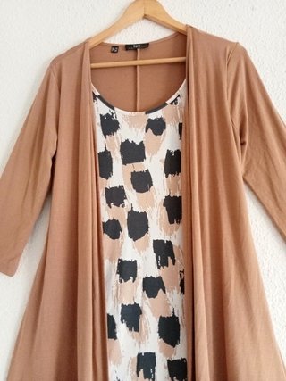 Conjunto Top y Chaqueta Camel TM