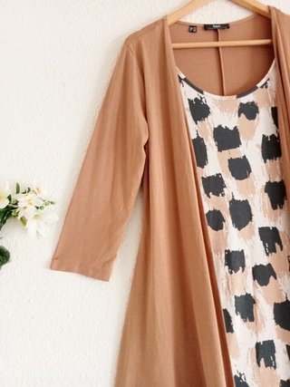Conjunto Top y Chaqueta Camel TM