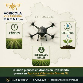 Servicios Drones Agrícolas: Fumigación, Abono, Si
