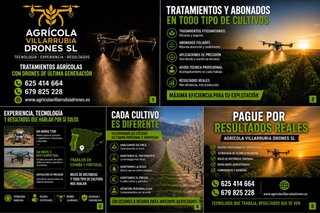 Servicios Drones Agrícolas: Fumigación, Abono, Si
