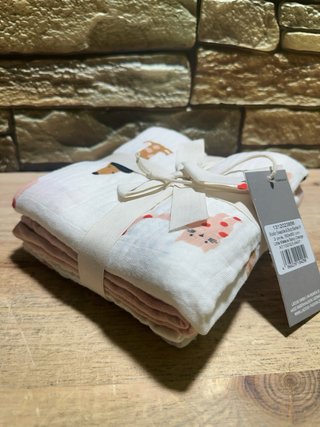 Lässig Set 3 Muselinas Bebé Pañales 60x60 Algodón