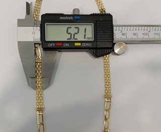 Cadena Oro 18k - Bismark - 21,04gr - 50cm