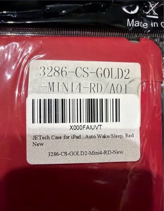 Funda JETech iPad Mini 4/5 Roja