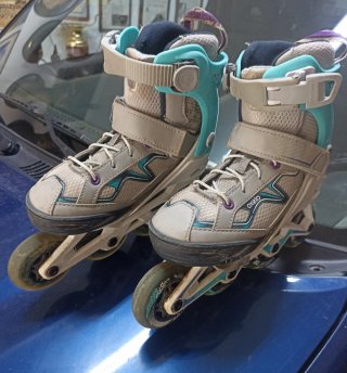 Patines en línea Oxelo poco uso. Número 32