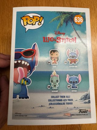 Funko Pop! Stitch Verano 636 Disney
