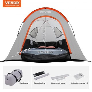 Tienda para Cama de Camión, Tienda para Camiones Pickup de 5.5'-6' con Capa de Lluvia y Bolsa de Transporte, Tienda para Camiones Doble Capa Impermeable PU2000mm para Acampar, Acomoda de 2 a 3 Per...