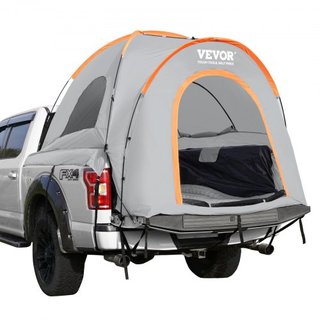 Tienda para Cama de Camión, Tienda para Camiones Pickup de 5.5'-6' con Capa de Lluvia y Bolsa de Transporte, Tienda para Camiones Doble Capa Impermeable PU2000mm para Acampar, Acomoda de 2 a 3 Per...
