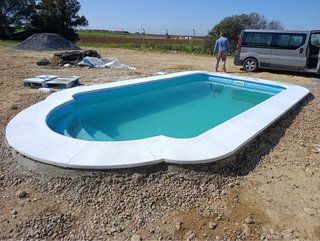 Piscina de poliéster
