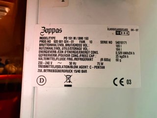 Congelatore Zoppas PO 191 M 184 lt