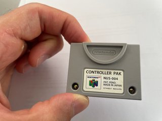 100% Originale Nintendo N64 Memory Pak Nus-004 Sti