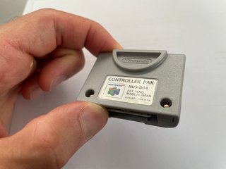 100% Originale Nintendo N64 Memory Pak Nus-004 Sti