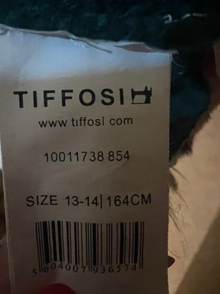 Chaleco Tiffosi Verde Talla Única con Pelo